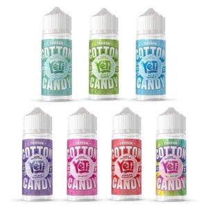 Yeti Frozen Cotton Candy Shortfill E-Liquid 100ml
