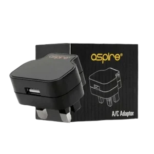 Aspire USB Wall Charger Plug 1A UK 3-Pin